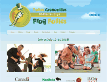 Tablet Screenshot of frogfollies.com