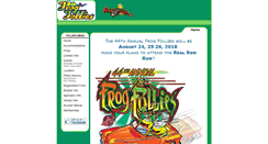 Desktop Screenshot of frogfollies.org